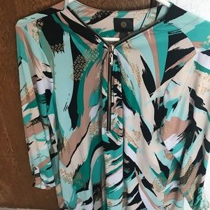 Multiple colored top size 1X